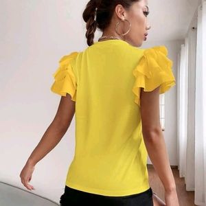 Layered Butterfly sleeves tee